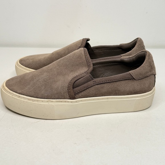 UGG Jass Sneakers Brown Suede Platform Slip On 1106545 Womens Sz 5.5 Loafer - Picture 3 of 9